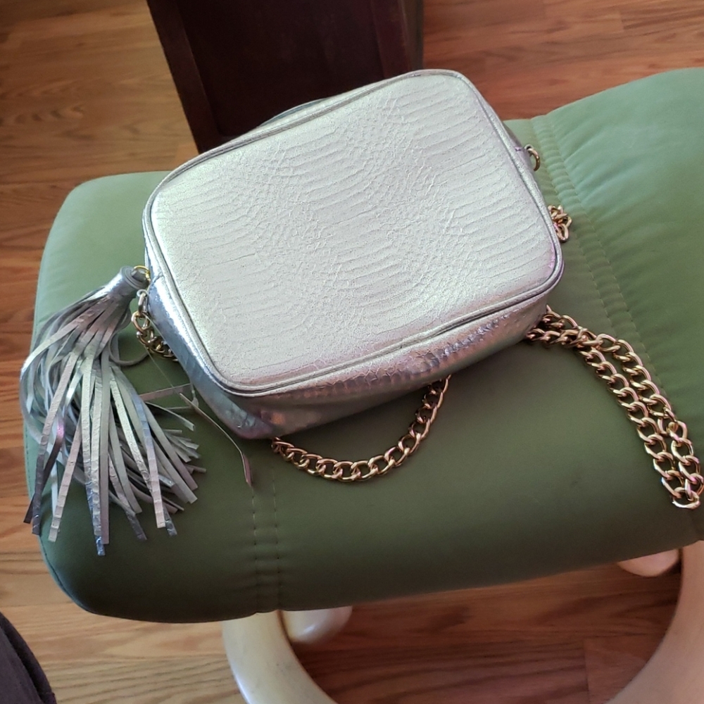 Victoria’s Secret silver handbag